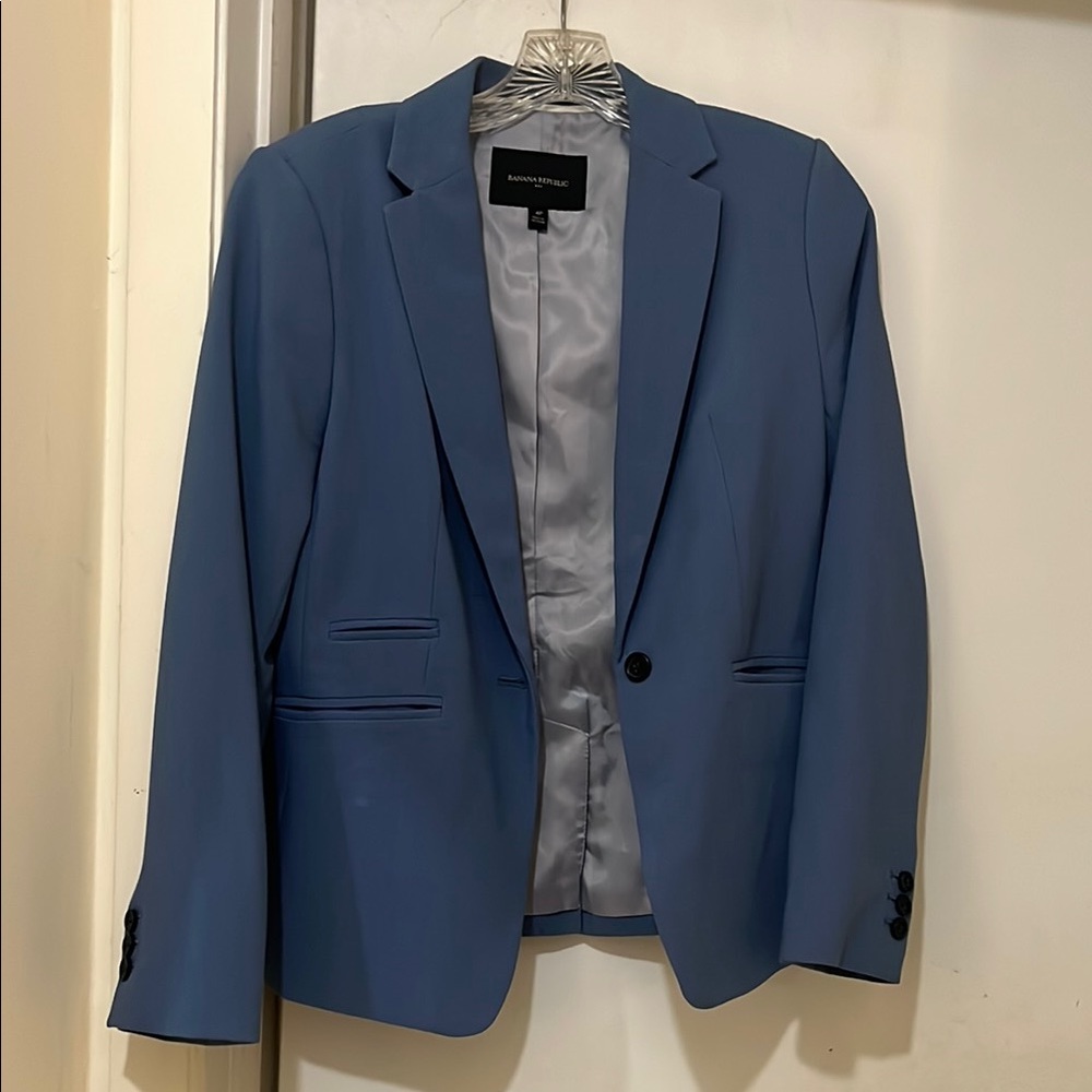 Banana Republic Slate Blue Blazer
